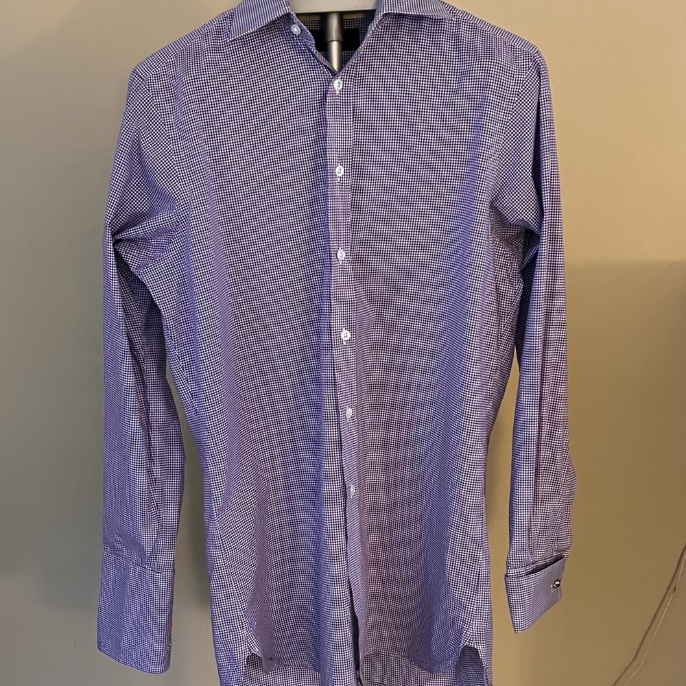 Men’s luxury British button down dress shirt - Picture 4 of 4